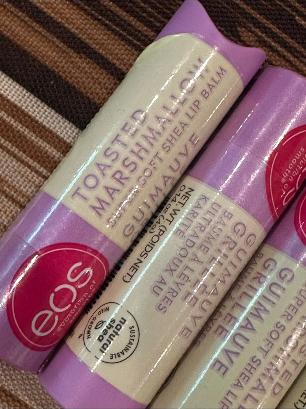 EOS Toasted Marshmallow Lip Balm Tubes Bundle of 5